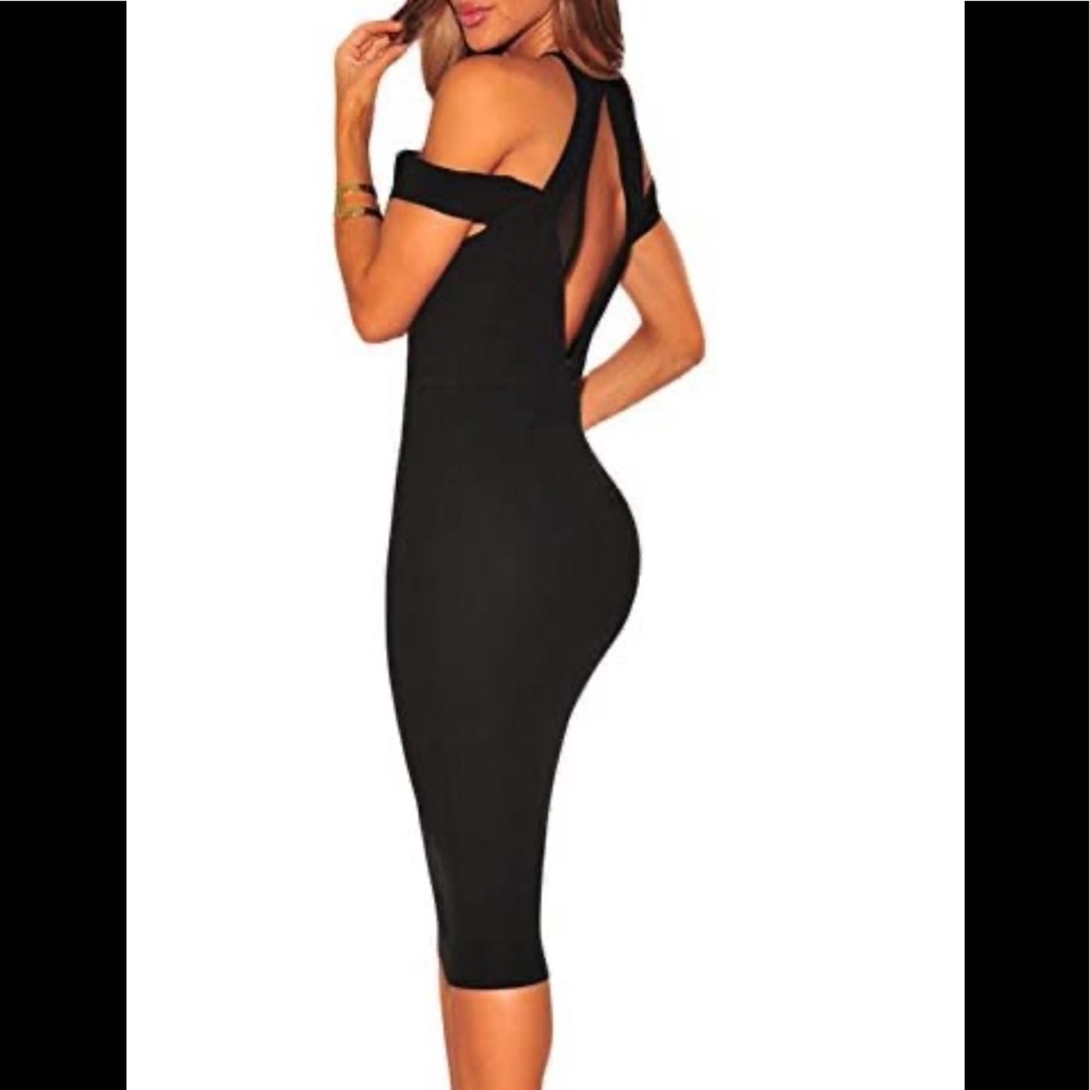 Mesh top keyhole back midi - Picture 2 of 8